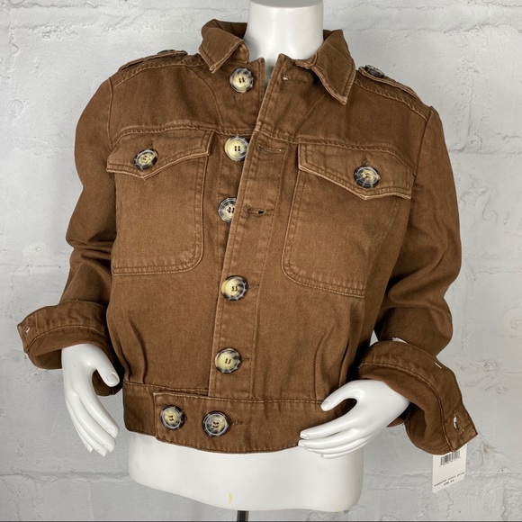 Sale 🍀Free People Eisenhower Denim Jacket - Picture 4 of 7